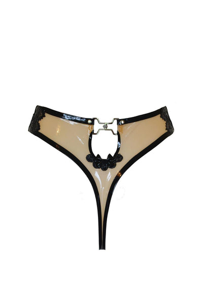 Maia Latex Thong Elissa Poppy