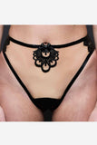 Maia Latex Thong Elissa Poppy