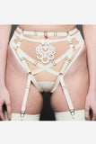 Maia White Latex Thong Elissa Poppy