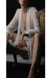 Claire Sissi Pure Silk Chiffon Pussy Bow Blouse Hot Couture
