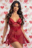 Ramona Sheer Babydoll Set Lingerie By Coco