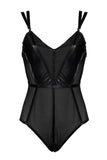 Mia Leather Bodysuit Something Wicked
