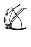 Olivia Leather Harness Bra Love Lorn Lingerie