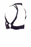 Ostara Under Bust Leather Bra Love Lorn Lingerie