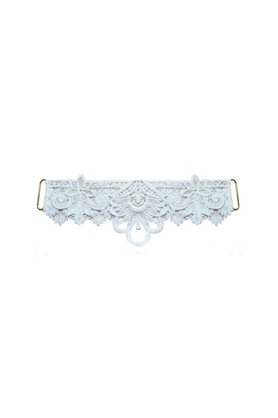 Rhea White Latex Choker Elissa Poppy
