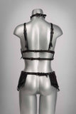 Fringe Leather Skirt VoyeurX