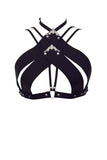 Song High Neck Leather Bra Love Lorn Lingerie