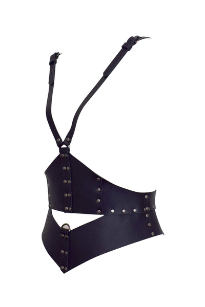 Stigma Leather Harness Waist Cincher Love Lorn Lingerie