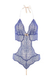 Sydney Single Pearls Ivory Lace Bodysuit Bracli