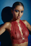 Sydney Dark Pearl Necklace Bralette Bracli