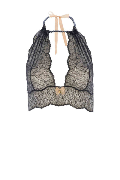 Sydney Dark Pearl Necklace Bralette Bracli