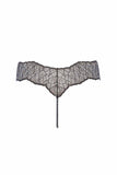 Sydney Italian Lace Dark Pearl Thong Bracli