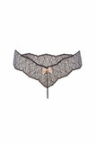 Sydney Italian Lace Dark Pearl Thong Bracli