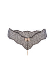Sydney Italian Lace Pearl Thong Bracli