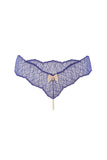 Sydney Italian Lace Pearl Thong Bracli