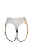 Serena Cheekless White Latex Knicker Elissa Poppy