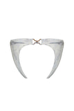 Selene Ouvert White Latex Knicker Elissa Poppy