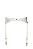 Rubi Suspender Latex Garter Belt Elissa Poppy