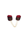 Temptations Flame Embroidered Tulle Cuff Restraints Nevaeh Intimates