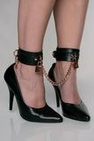 Lock Leather Ankle Cuffs VoyeurX