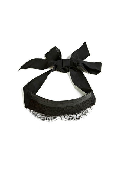 Annabel Leather and Lace Blindfold Something Wicked