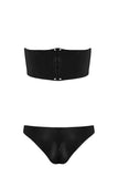 Bandeau Cheeky Latex Lingerie Set Elissa Poppy