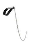 VoyeurX BDSM Leather Lead • Silver VoyeurX