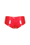 Beatrice Glossy Red Vegan Leather Shorty Patrice Catanzaro