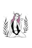 Darkest Vixen Framed Art • Becca Wolfmumma