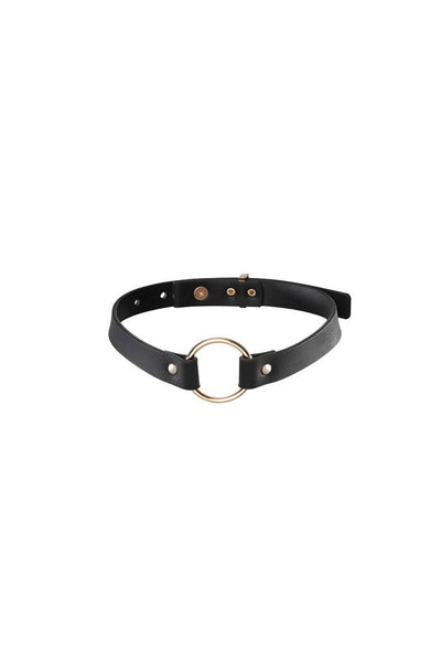 Maze Vegan Leather O-Ring Choker Bijoux Indiscrets