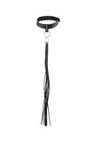 Maze Vegan Leather Tassel Choker Bijoux Indiscrets