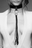 Maze Vegan Leather Tassel Choker Bijoux Indiscrets
