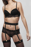 Maze Vegan Leather Garter Belt Bijoux Indiscrets