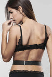 Maze Vegan Leather Garter Belt Bijoux Indiscrets