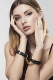Maze Vegan Leather Thin Handcuffs Bijoux Indiscrets