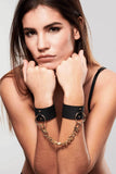 Maze Vegan Leather Wide Handcuffs Bijoux Indiscrets
