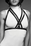 Maze Vegan Leather Bra Harness Bijoux Indiscrets