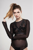 Maze Vegan Leather Bra Harness Bijoux Indiscrets