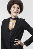 Maze Vegan Leather Collar + Leash Bijoux Indiscrets