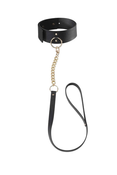 Maze Vegan Leather Collar + Leash Bijoux Indiscrets