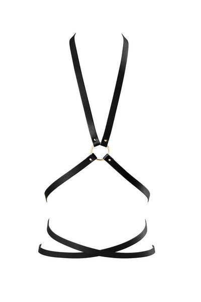 Maze Vegan Leather Multi-Way Body Harness Bijoux Indiscrets