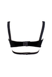 Black Velour Bra K+1%