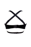 Black Velour Bra K+1%