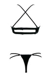 Cache Coeur Black Velour Set K+1%