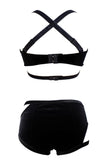 Black Velour Lingerie Set K+1%