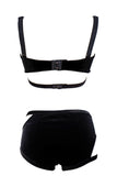 Black Velour Lingerie Set K+1%