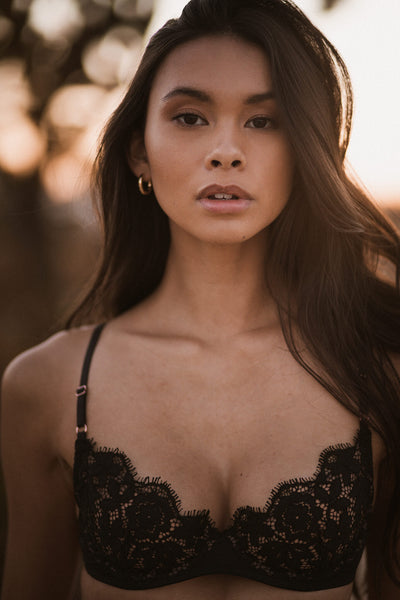 Frisson Balconette Lace Bra Monique Morin