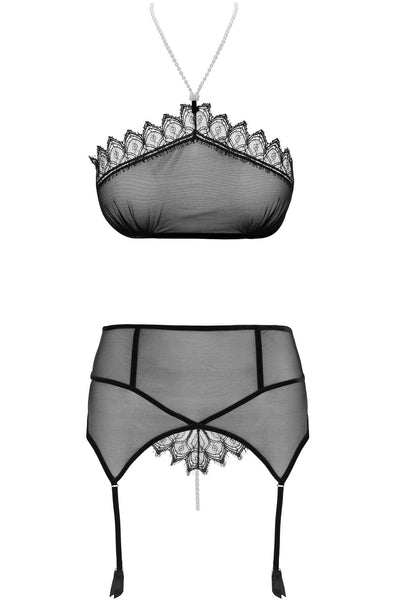 Kyoto Halter Bra Garter Set Bracli