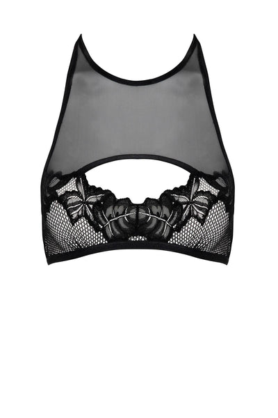 London Leavers Lace Halter Bra Bracli