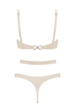 Cut Out Latex Lingerie Set Elissa Poppy